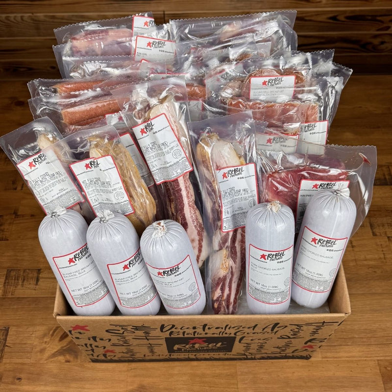 1/4 Pasture Raised Pork Bundle - Rebel Pastures