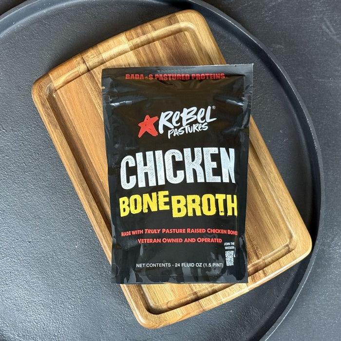Pasture Raised Chicken Bone Broth - Rebel Pastures