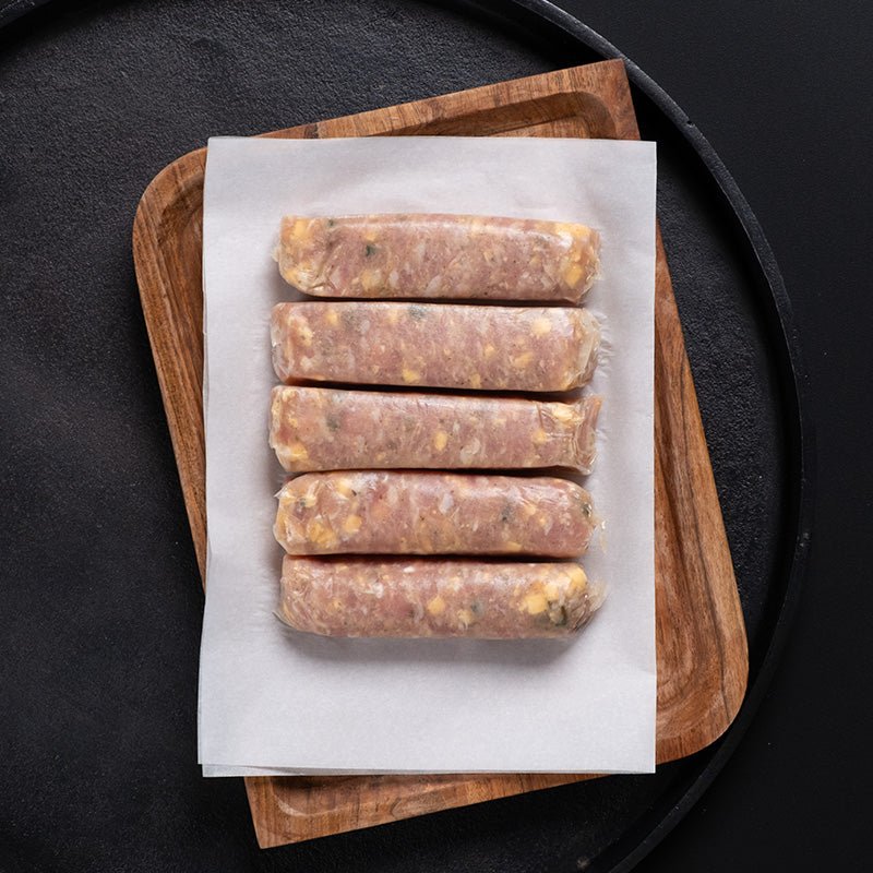 Pastured Chicken Cheddar Jalapeño Bratwurst - Rebel Pastures