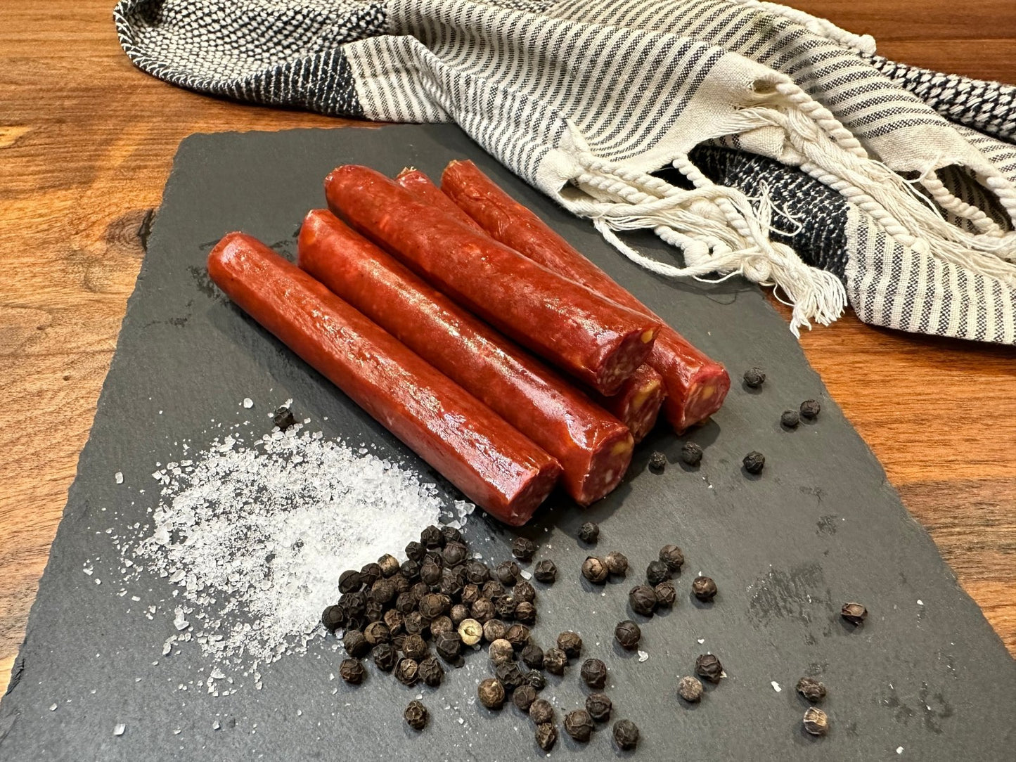 Grassfed Beef - Grassfed Beef Snack Sticks with Cheddar Cheese (6 oz) - Rebel Pastures