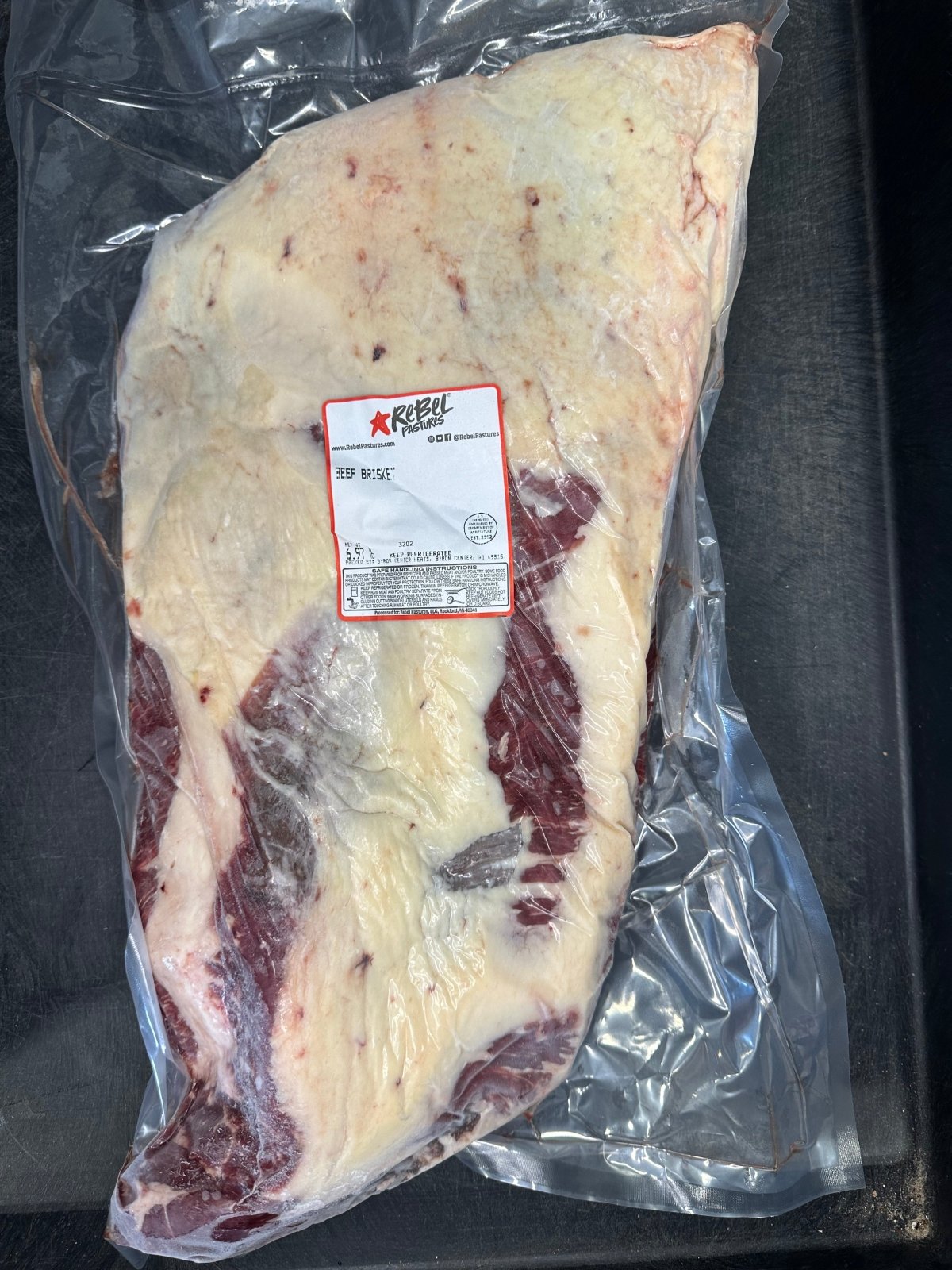 Grassfed Beef - Grassfed Beef - Brisket - Rebel Pastures