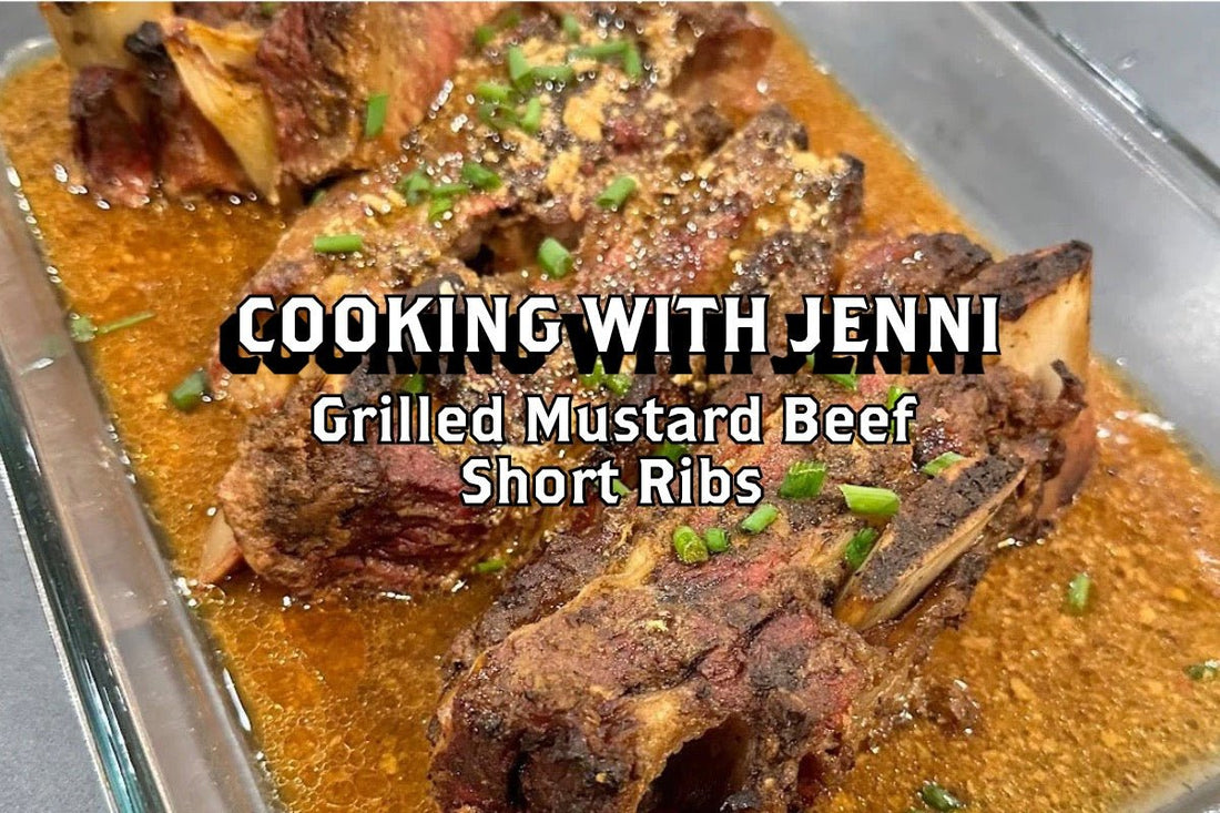 Grilled Mustard Beef Short Ribs - Rebel Pastures