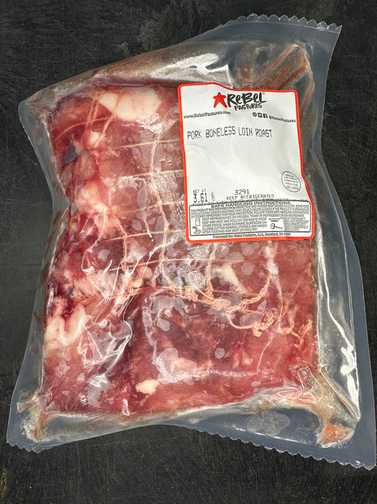 Pasture Raised Pork Boneless Loin Roast (3lb avg)
