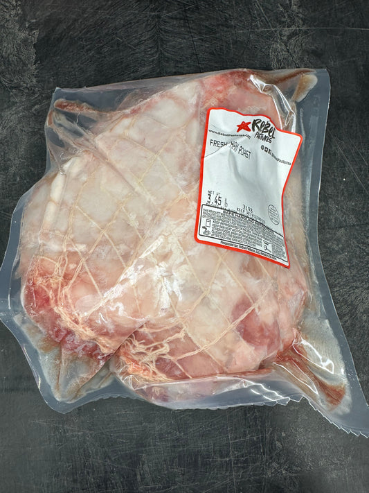 Pasture Raised Pork - Boneless Fresh Ham Roast (3.15lb avg)