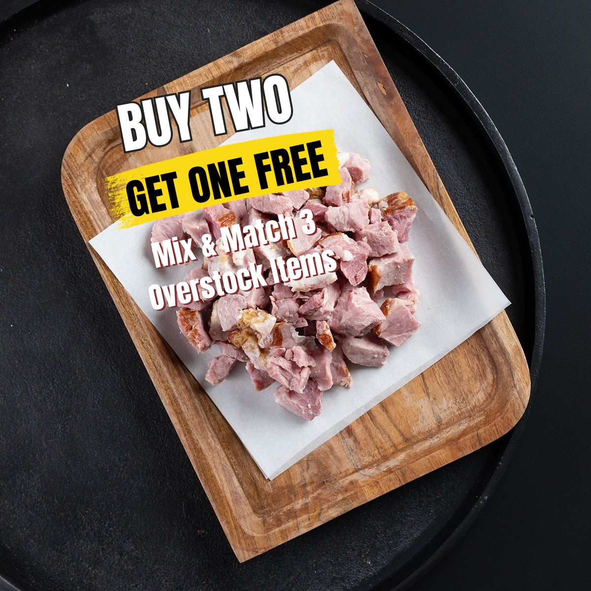 Pasture Raised Pork Diced Ham (Sugar Free)