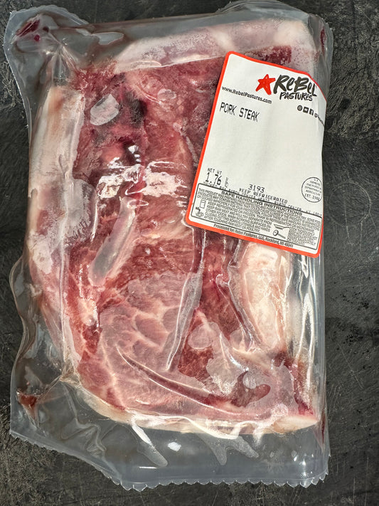 Pasture Raised Pork Steak (2 Pack)