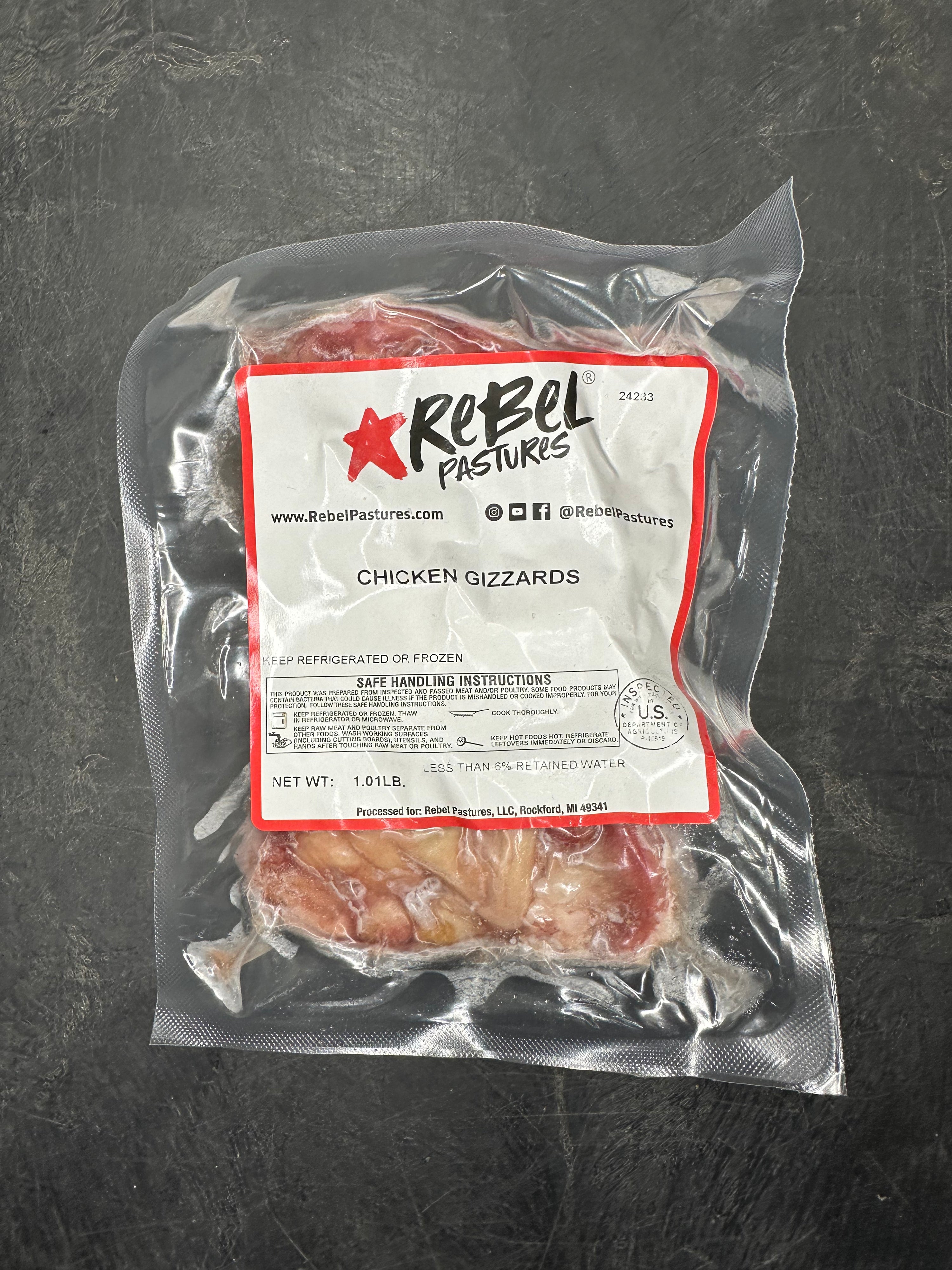 Pastured Chicken Gizzards