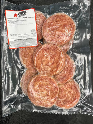 Pasture Raised Pork Breakfast Patties (Sugar Free)