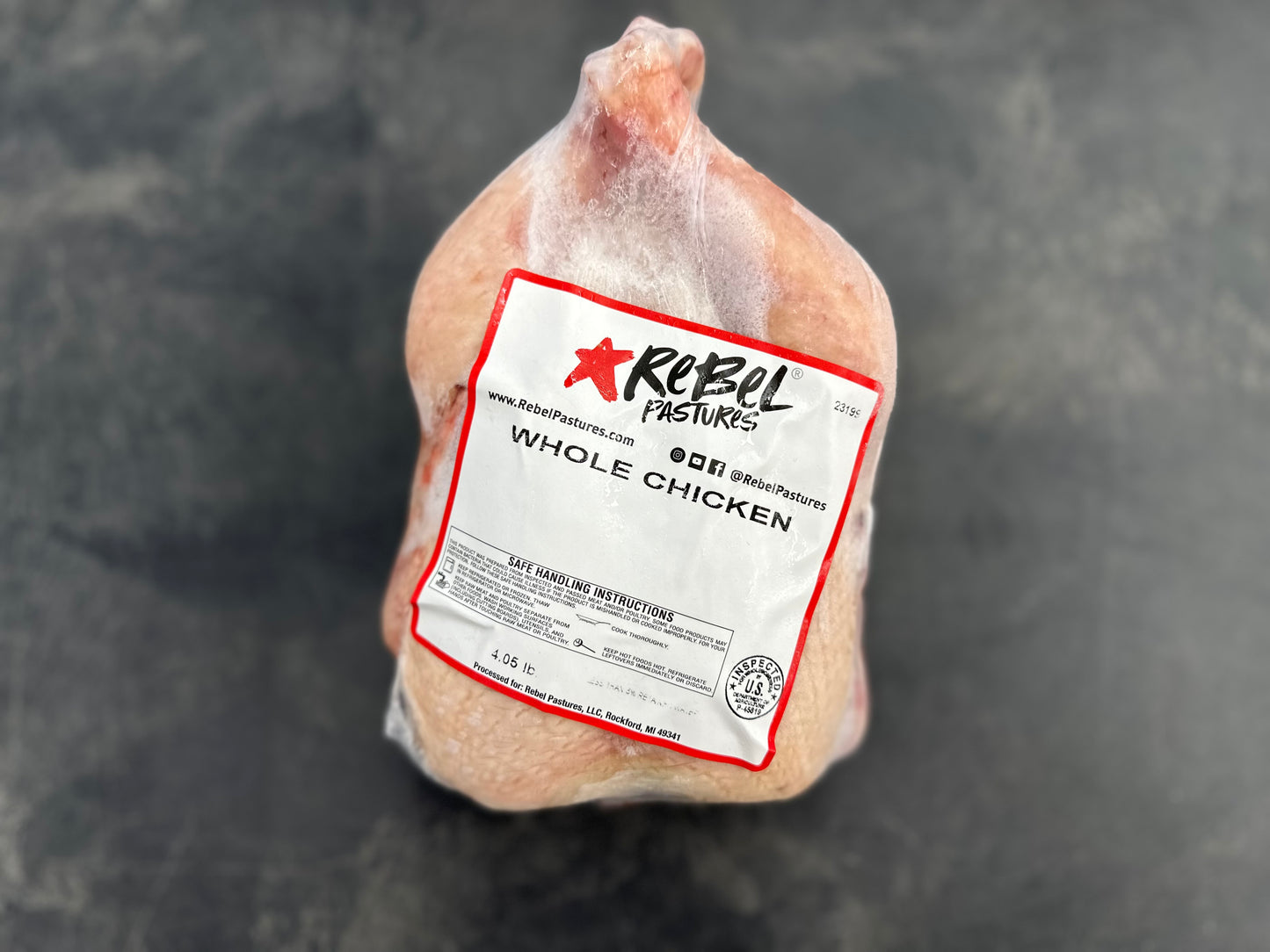 Chicken - Pastured Whole Chicken - Rebel Pastures