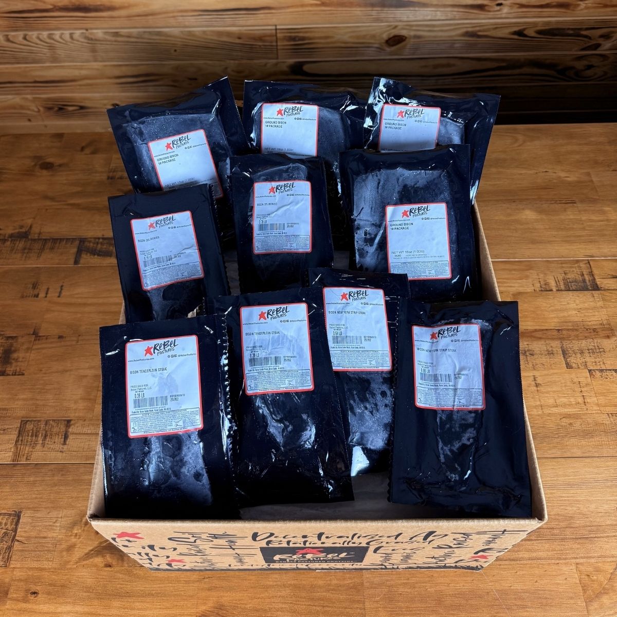 Bison Ground & Steaks Bundle - Rebel Pastures