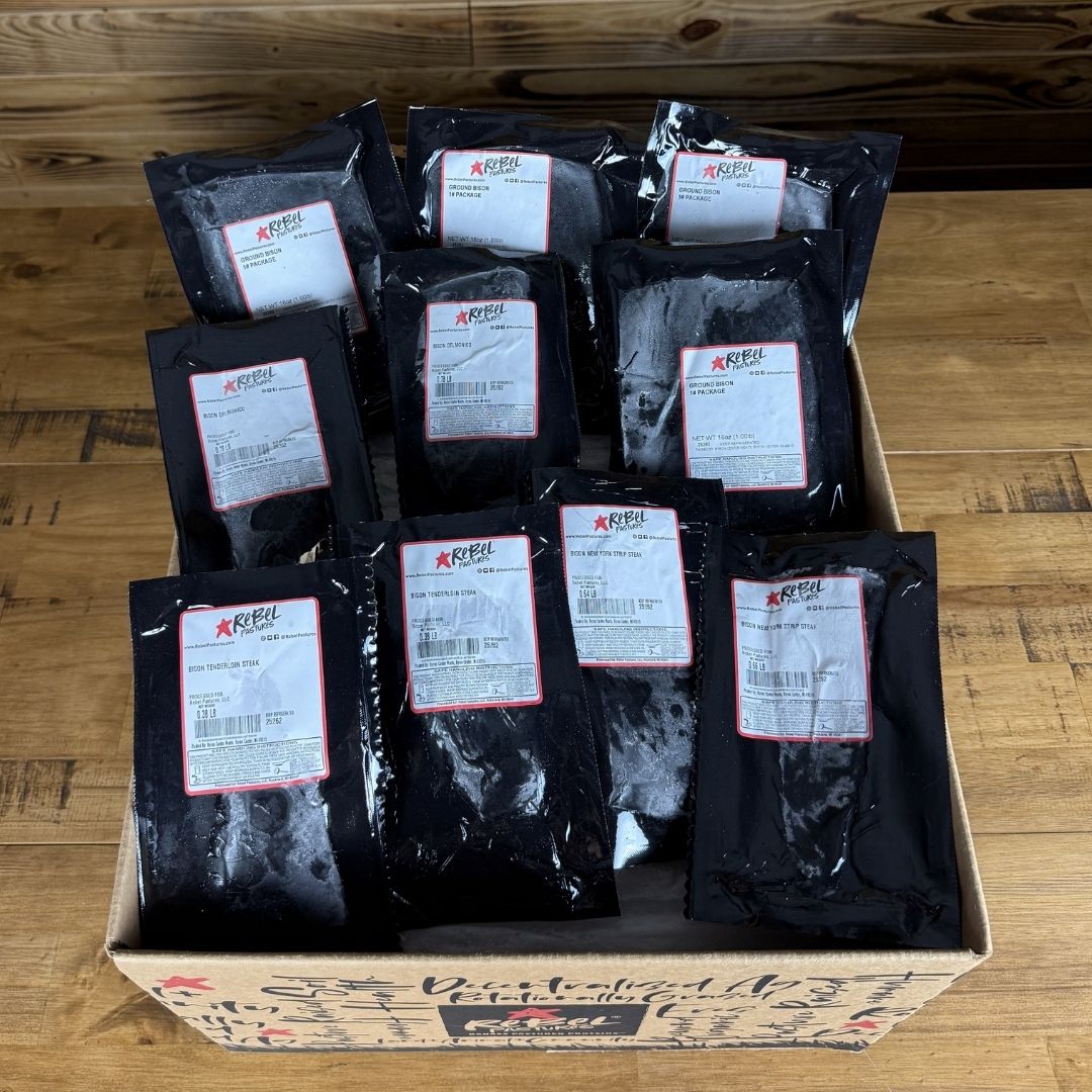 Bison Ground & Steaks Bundle - Rebel Pastures