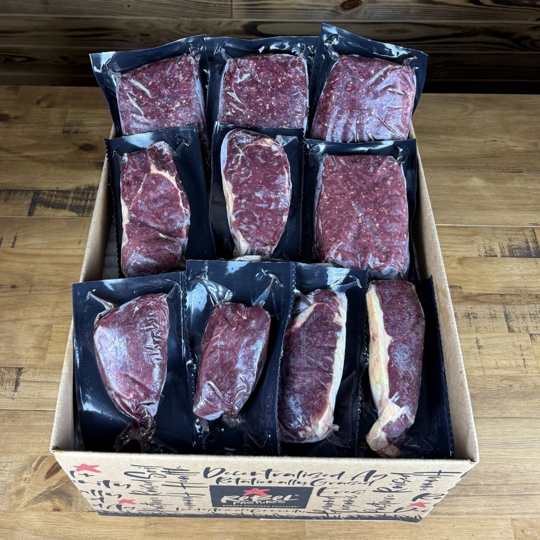 Bison Ground & Steaks Bundle - Rebel Pastures