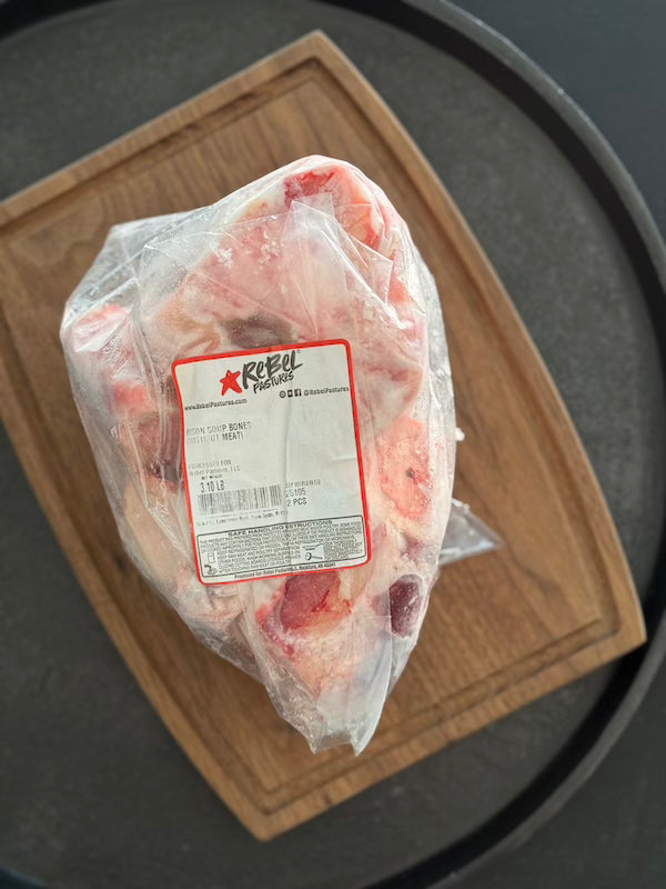 Grassfed Bison Soup Bones without Meat
