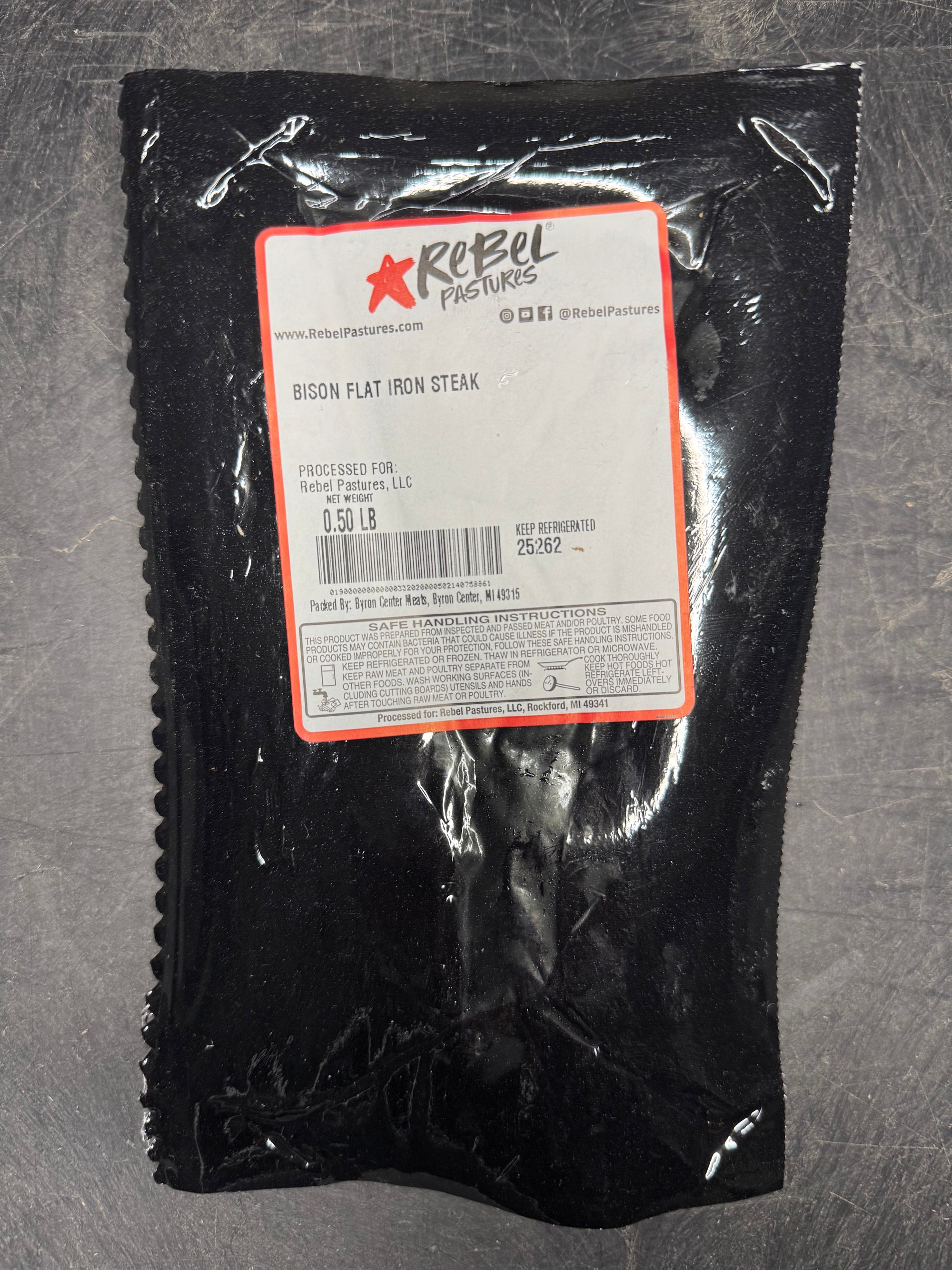 Grassfed Bison Flat Iron Steak