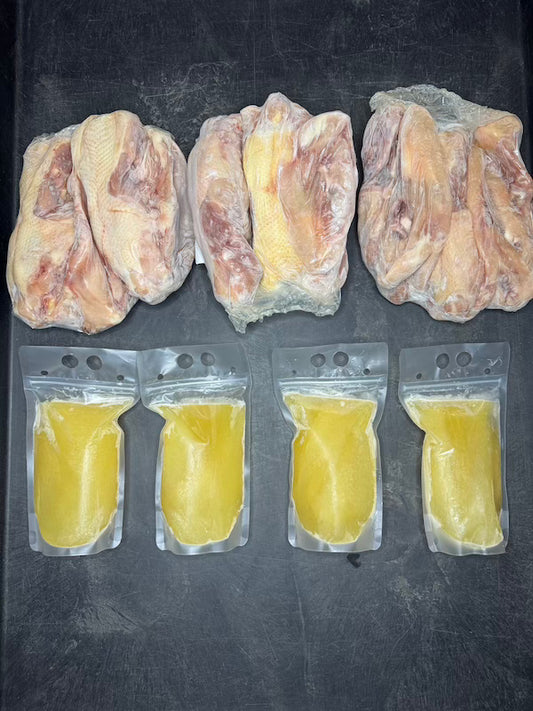Pastured Chicken Bones & Broth Bundle