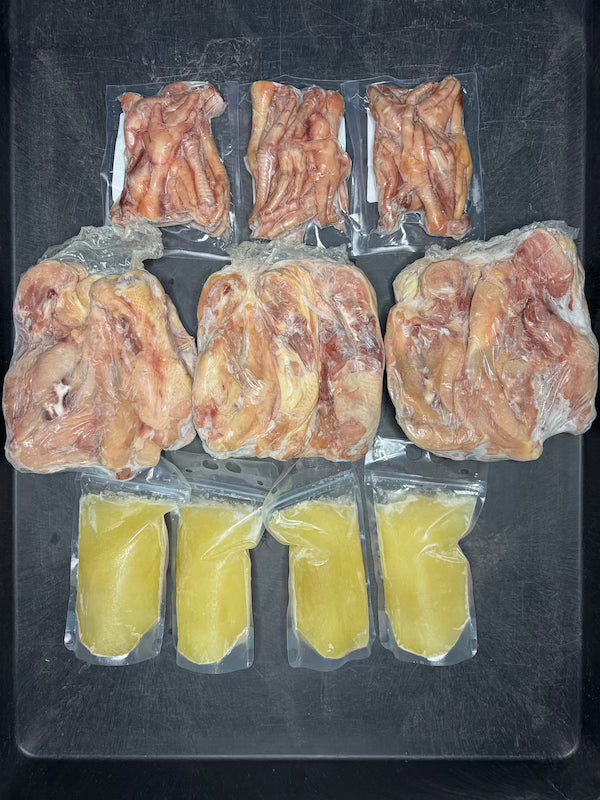 Pastured Chicken Bones & Broth Bundle