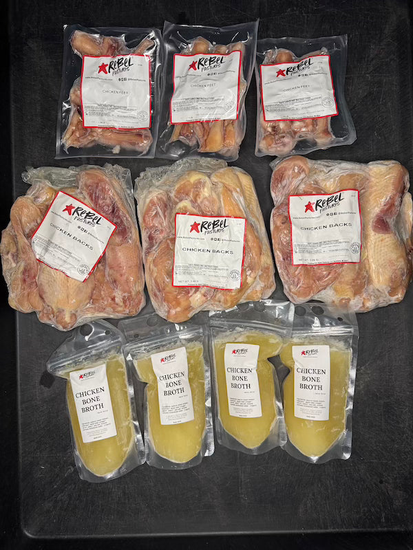 Pastured Chicken Bones & Broth Bundle