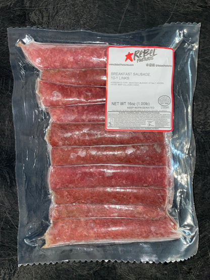 Pork Breakfast Sausage Links (Sugar Free) - Rebel Pastures