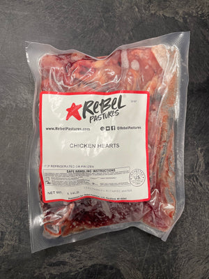 Pasture Raised Chicken Hearts