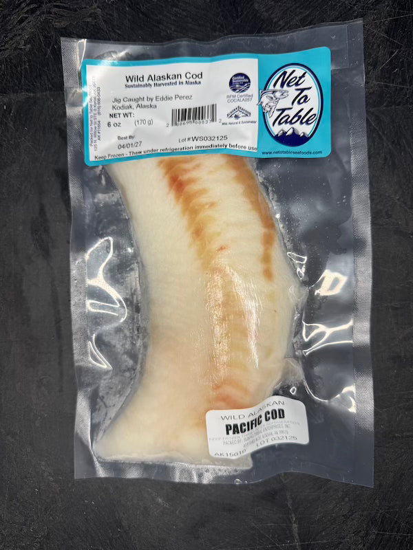 Wild Jig Caught Alaskan Cod