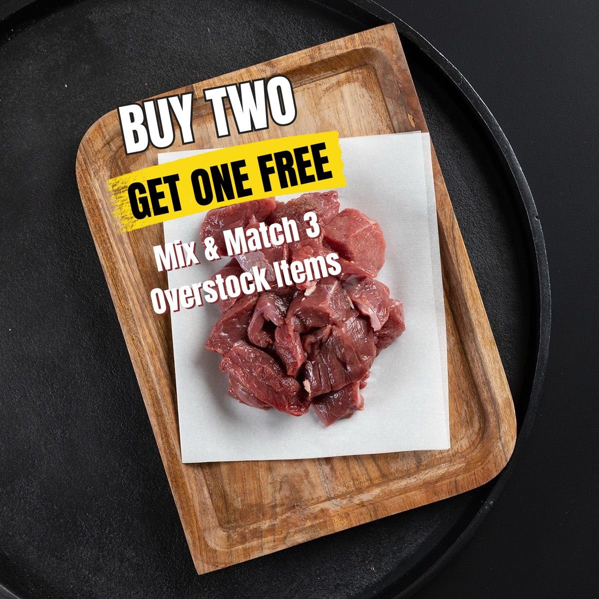 Grass Fed Bison Stew Meat - Rebel Pastures
