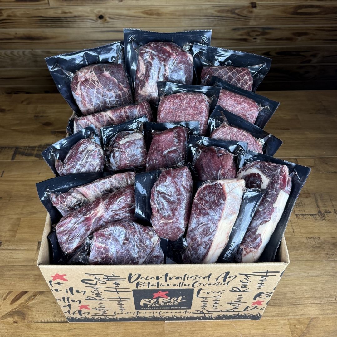 Grassfed 1/4 Beef Bundle - Rebel Pastures