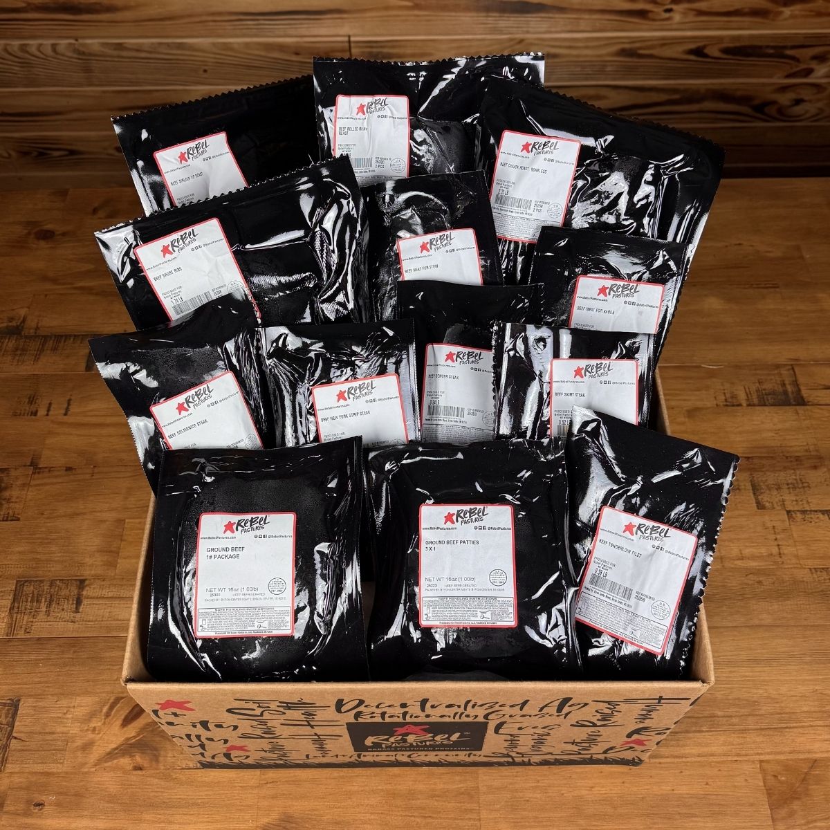 Grassfed 1/8 Beef Bundle - Rebel Pastures