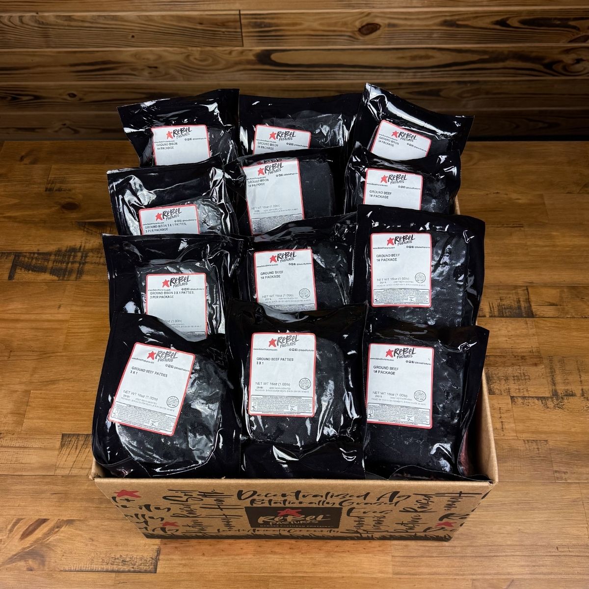 Grassfed Beef & Bison Ground Bundle - Rebel Pastures
