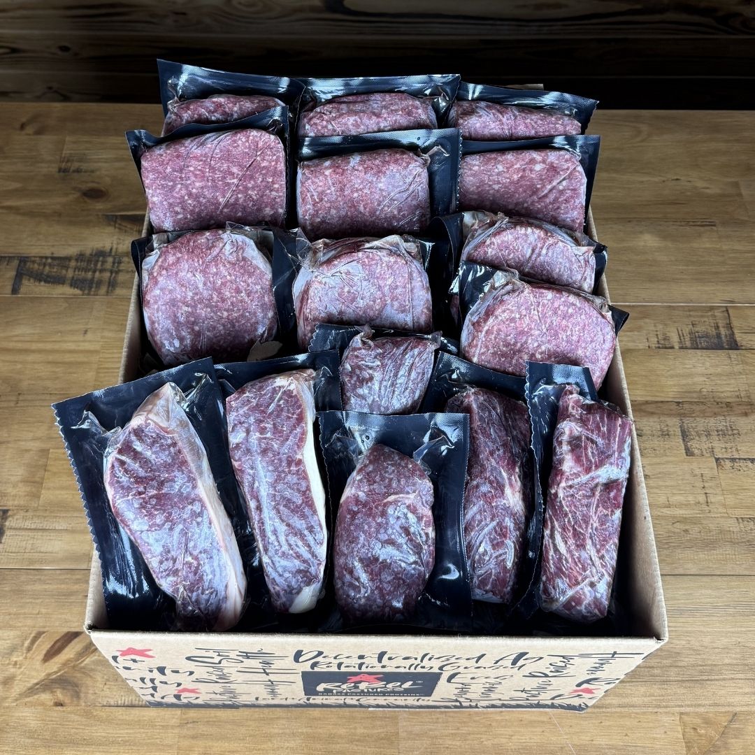Ground & Steaks Beef Bundle - Rebel Pastures