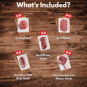 Ground & Steaks Beef Bundle - Rebel Pastures
