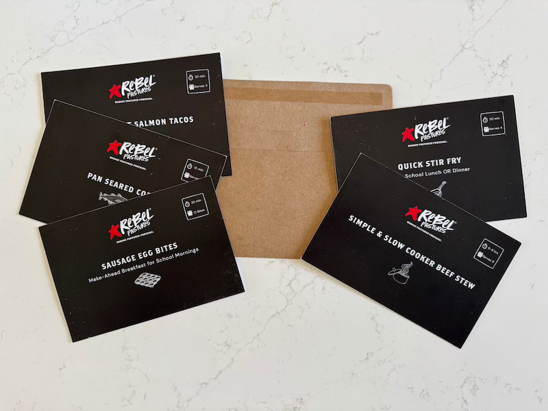 Nourish & Go Box Recipe Cards