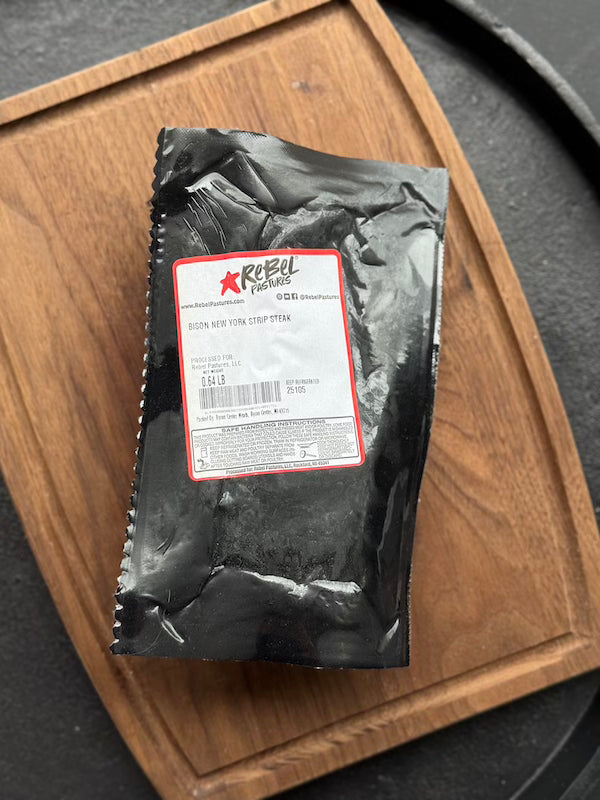 Grassfed Bison New York Strip Steak