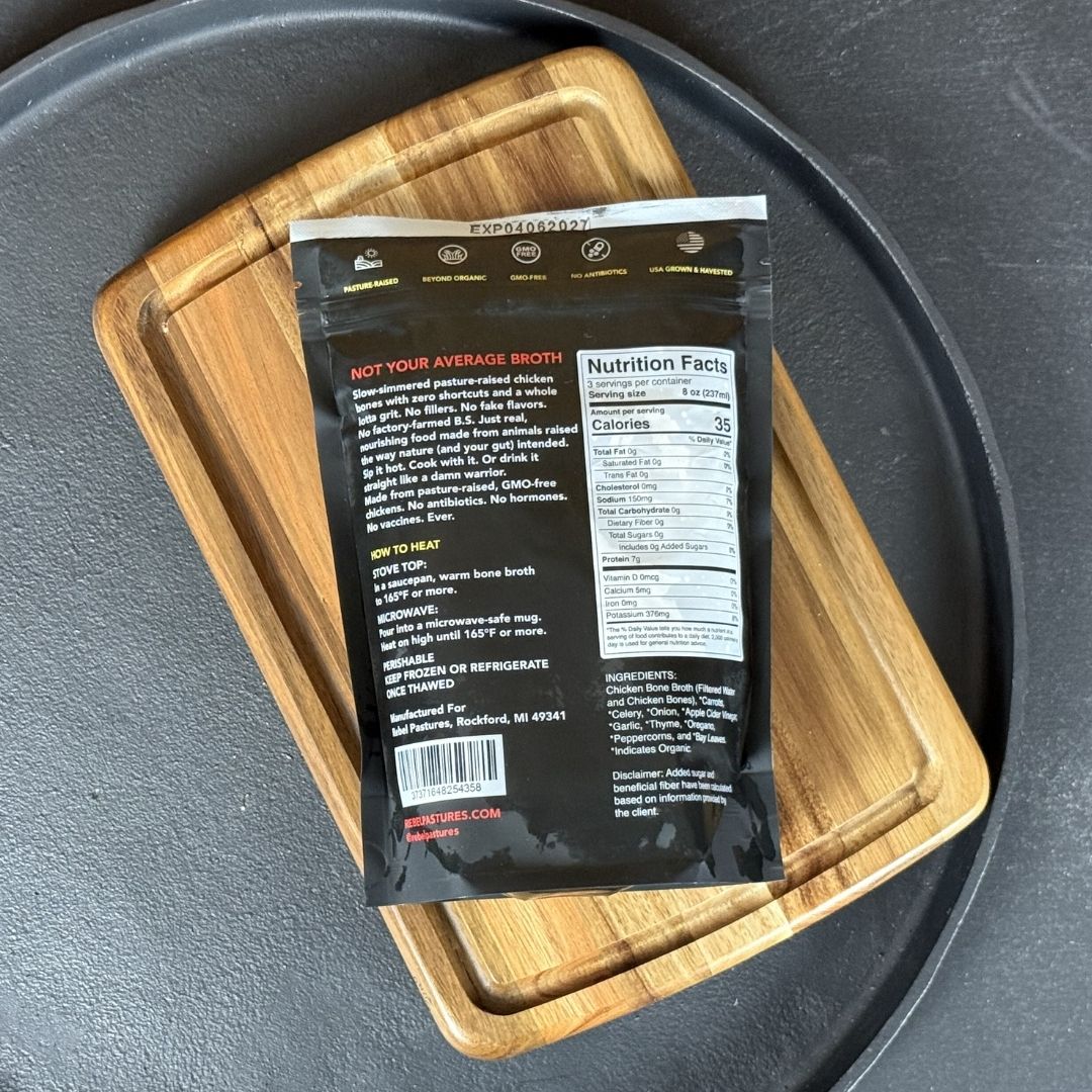 Pasture Raised Chicken Bone Broth - Rebel Pastures