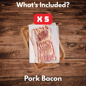 Pasture Raised Pork Bacon Bundle - Rebel Pastures