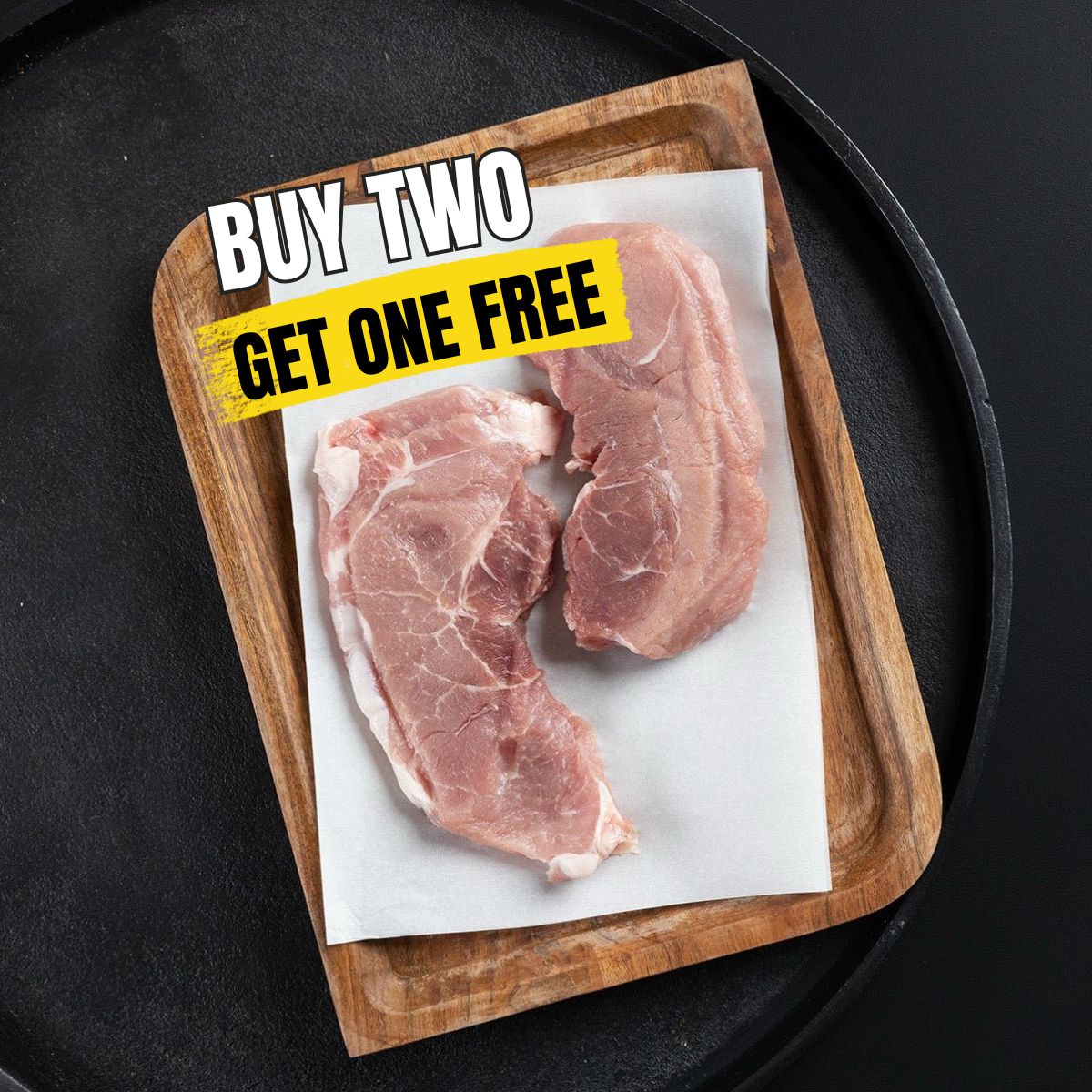 Pasture Raised Pork Boneless Sirloin Chops - Rebel Pastures