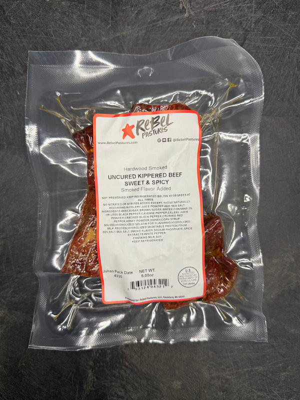 Grassfed Beef Jerky - Sweet and Spicy (5oz)