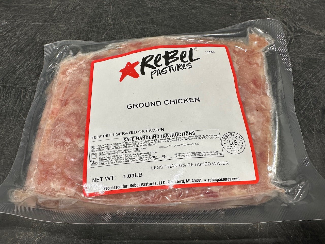 Pastured Ground Chicken - Rebel Pastures